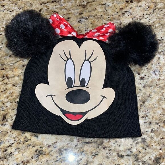 Disney Minnie Mouse Pom Pom hat - Picture 1 of 8